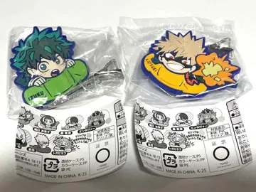 히로아카 캐릭터 반쵸코 헤어 클립 가챠 캡슐 바쿠고 미도리야