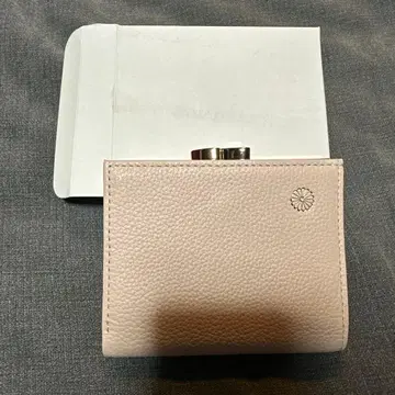 황궁 지갑 천연 가죽 한정판 핑크 가마구치