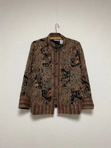 90s WHITE STAG 고블랑 직조 차이나 자켓 명작