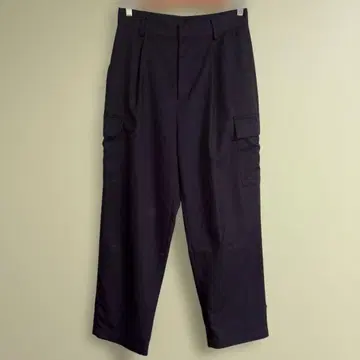 le coeur blanc 르 쿠르 블랑 카고 팬츠 블랙 포켓 S