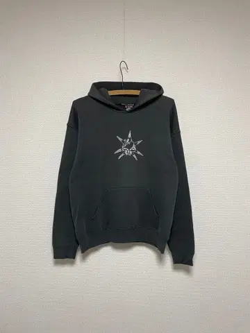 80s 90s CHRISTIAN FLETCHER 스컬 페이드 후드티