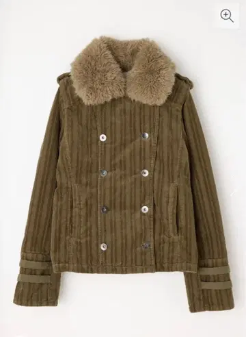 LAGUA GEM 코듀로이 보아 자켓 카키 khaki