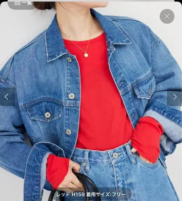 슬로브 이에나 miller miller SLOBE 별주 티셔츠 빨간색