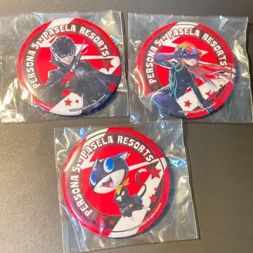 페르소나 5 x PASERA RESORTS 캔뱃지 3개 세트