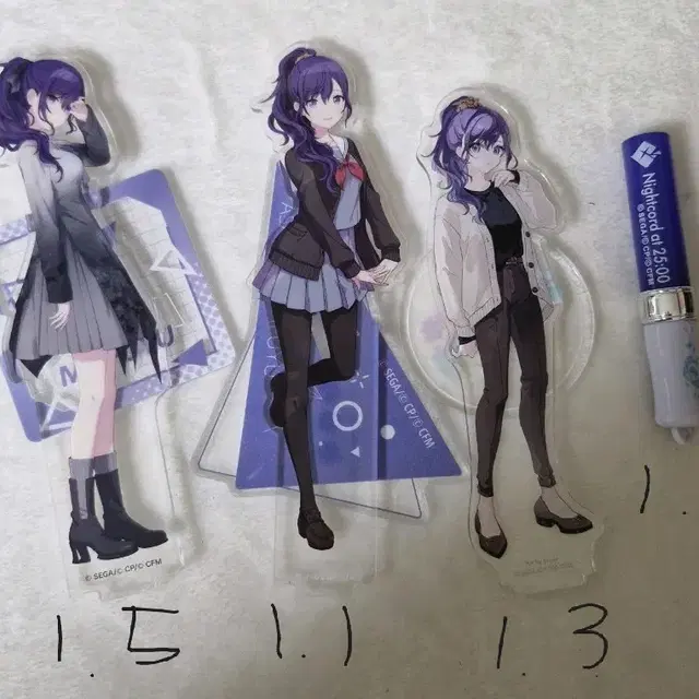 프세카 아사히나 마후유 아크릴 스탠드 응원봉