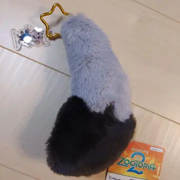 주토피아2 주토피아 봉제 인형 파우치 꼬리 파우치 꼬리 파우바트