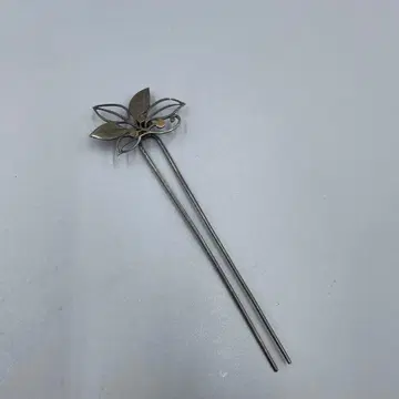 24 빈티지 꽃 모양 금속제 헤어콤