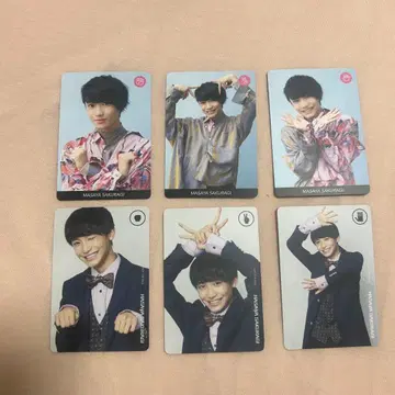 사쿠라기 마사야 원인은 자신에게 있다 트레이딩 카드 6장