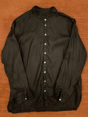 MITTAN 대린넨 셔츠 3 블랙