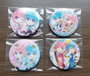 [ 미사용 ] 사토미&코롱 캔뱃지 4개 세트