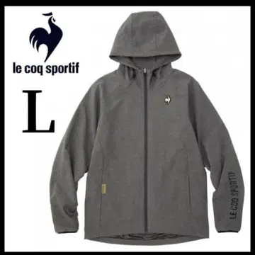 lecoqsportif 후드 부착 집업 윈드 자켓 그레이