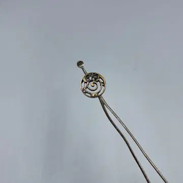 24 빈티지 소용돌이 무늬 금속제 헤어콤