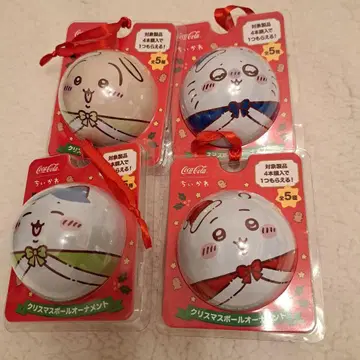 치이카와 크리스마스 볼 오너먼트 4종