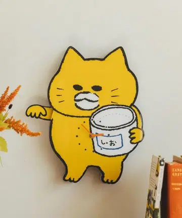 노라네코 군단 스튜디오 클립 벽걸이 시계