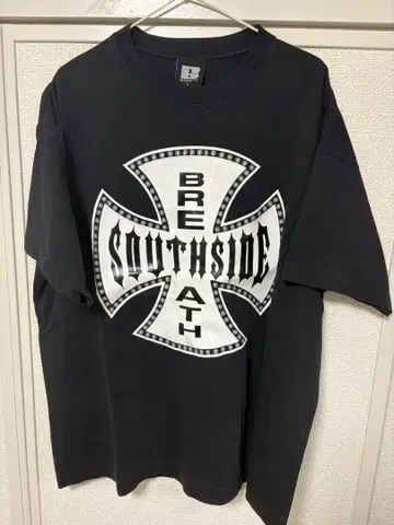 SOUTHSIDE BREATH 블랙 T셔츠 블레스