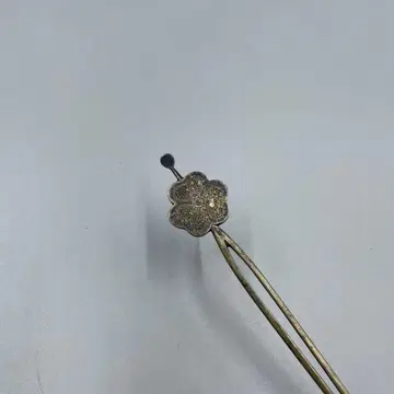 24 빈티지 꽃 모양 금속제 헤어콤