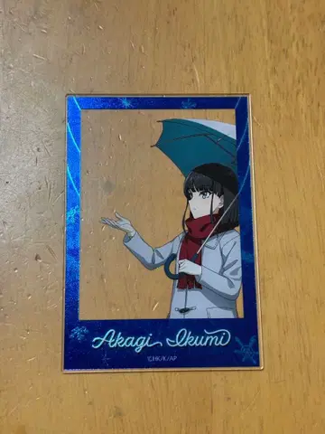 청춘 돼지 아오야마 트레이딩 반짝반짝 아크릴 카드 아카기 이쿠미