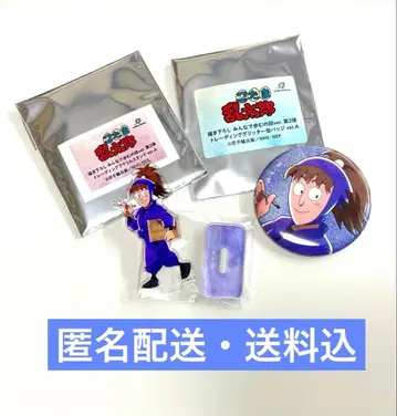 닌타마 란타로 마루이 하치야 사부로 아크릴 스탠드 글리터 캔뱃지