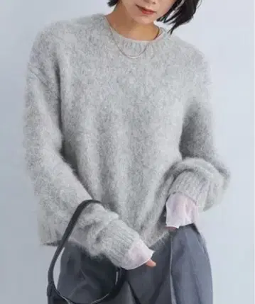 그린 레이블 릴랙싱 알파카 믹스 셔기 풀오버