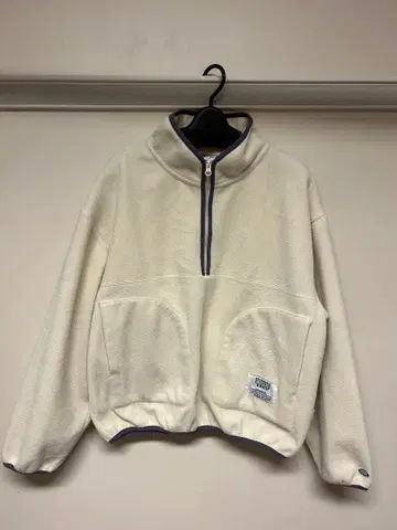 DISCUS 디스커스 플리스 하프 지퍼 풀오버 M