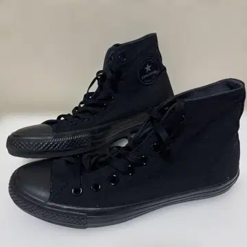 CONVERSE 하이컷 스니커즈 블랙 26cm