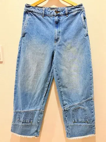 Desigual 라이트 블루 와이드 팬츠 32인치