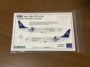 1/200 대한항공 737-800 데칼 하세가와