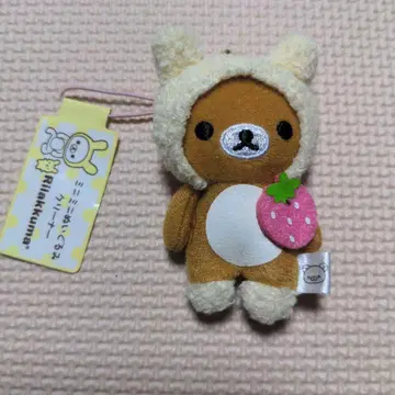 리락쿠마 2012 미니미니 봉제 인형 클리너 산엑스 딸기