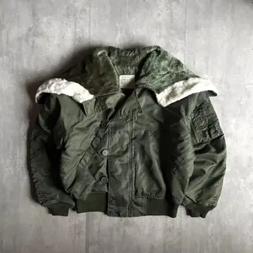 [00s vintage] N-2B 플라이트 자켓 블루종 y2k 짧은 기장