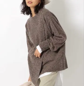 밴야드 스톰 새상품급 멜란지 보틀 니트 울 하이넥