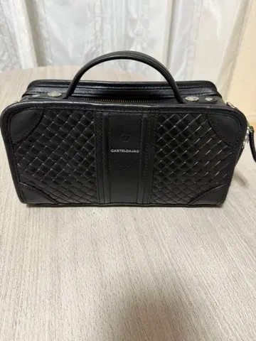 CASTELBAJAC 블랙 가죽 백