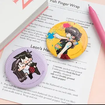 한국 [ 코미 양은, 커뮤증입니다. ] 캔뱃지 세트 새상품