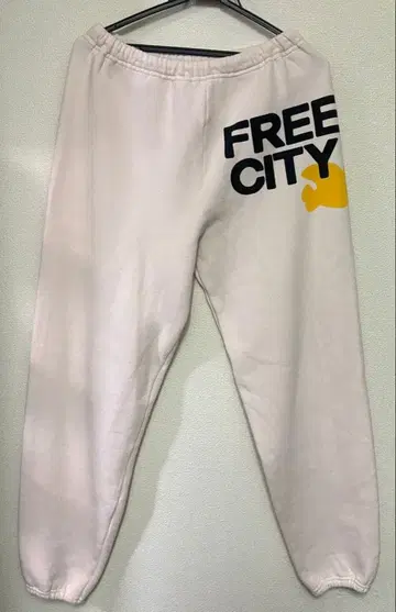 FREE CITY 핑크 조거 팬츠 M 사이즈