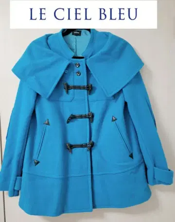 LE CIEL BLEU 르쉘블루 고급 터콰이즈 더플 코트