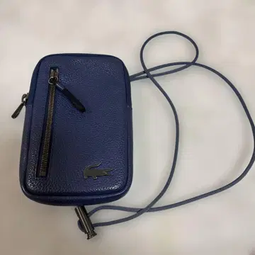 [ 새상품급 ] LACOSTE 가죽 숄더백 남성용