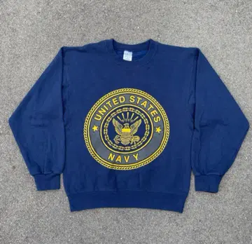 구제 의류 U.S.NAVY USA제 양면 리플렉터 맨투맨 밀리터리