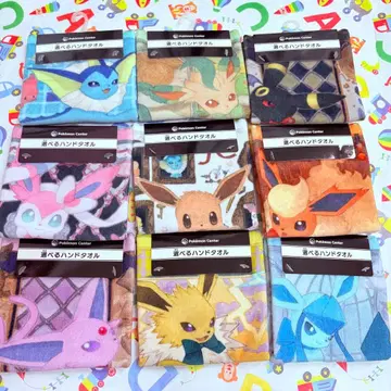 포켓몬 이브이 컬렉션 핸드 타월 컴플리트