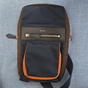 Paul Smith 네이비/오렌지 숄더백