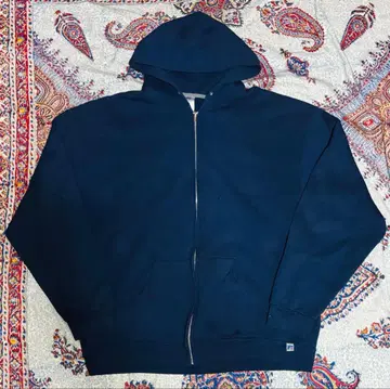 [ 레어 ] RUSSELL ATHLETIC 00s 지퍼 후드티 네이비