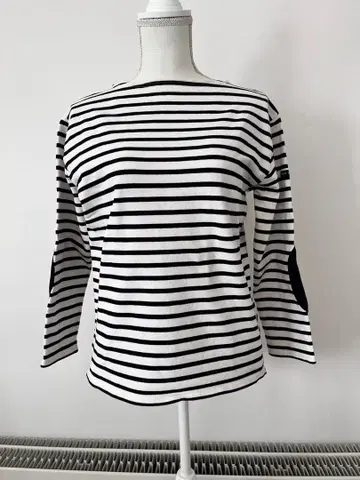 세인트 제임스 SAINTJAMES 바스크 셔츠 컷소 엘보 패치 있음