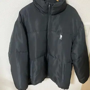 U.S. POLO ASSN 블랙 다운 자켓