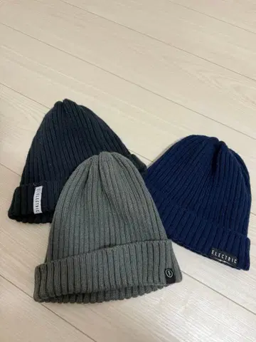 ELECTRIC 니트 모자 3세트