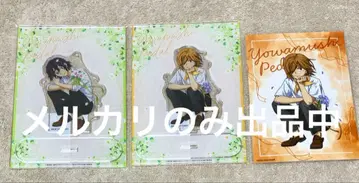 겁쟁이 페달 테시마 아오야기 벌스데이 플라워 3 아크릴 스탠드+브로마이드