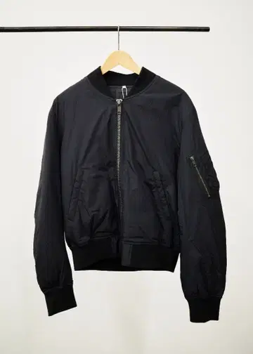 블랙 MA-1 플라이트 자켓 M