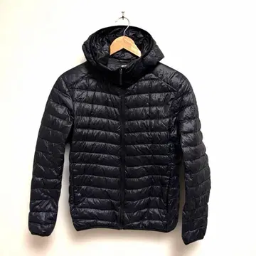 단종 UNIQLO 울트라 라이트 다운 파카 남성용 S 블랙