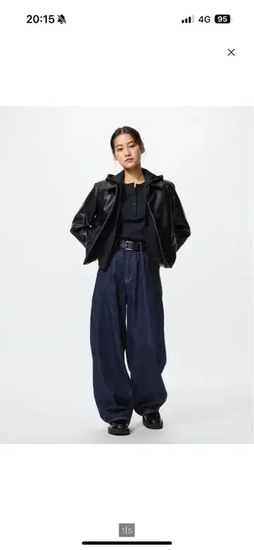 UNIQLO 배기 커브 진