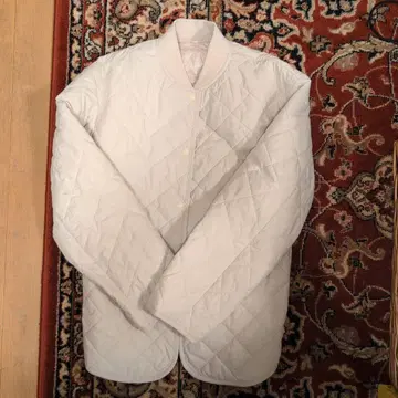 무인양품 화이트 퀼팅 자켓 S 사이즈
