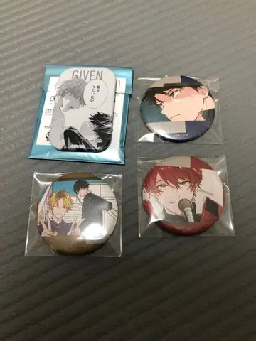 기븐전 캔뱃지 리츠카 마후유 히이라기 겐준