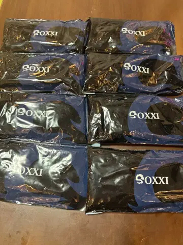 Soxxi 블랙 싸이하이 삭스 22-25cm 8세트