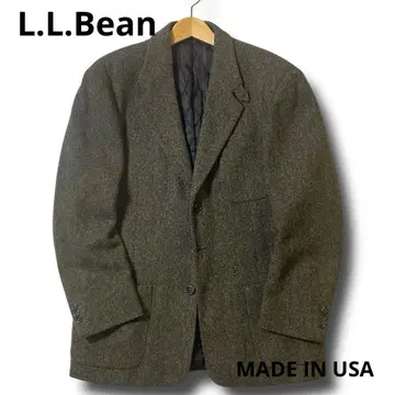 구제 의류 USA L.L.Bean 충전솜 트위드 자켓 안감 퀼팅